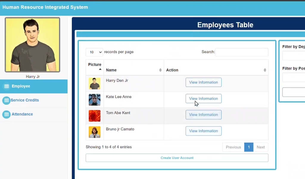 Human Resource Integrated System in PHP with Source Code