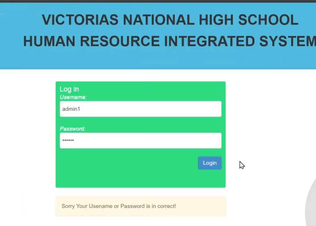 Human Resource Integrated System in PHP with Source Code