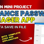 Password Manager App Using Python