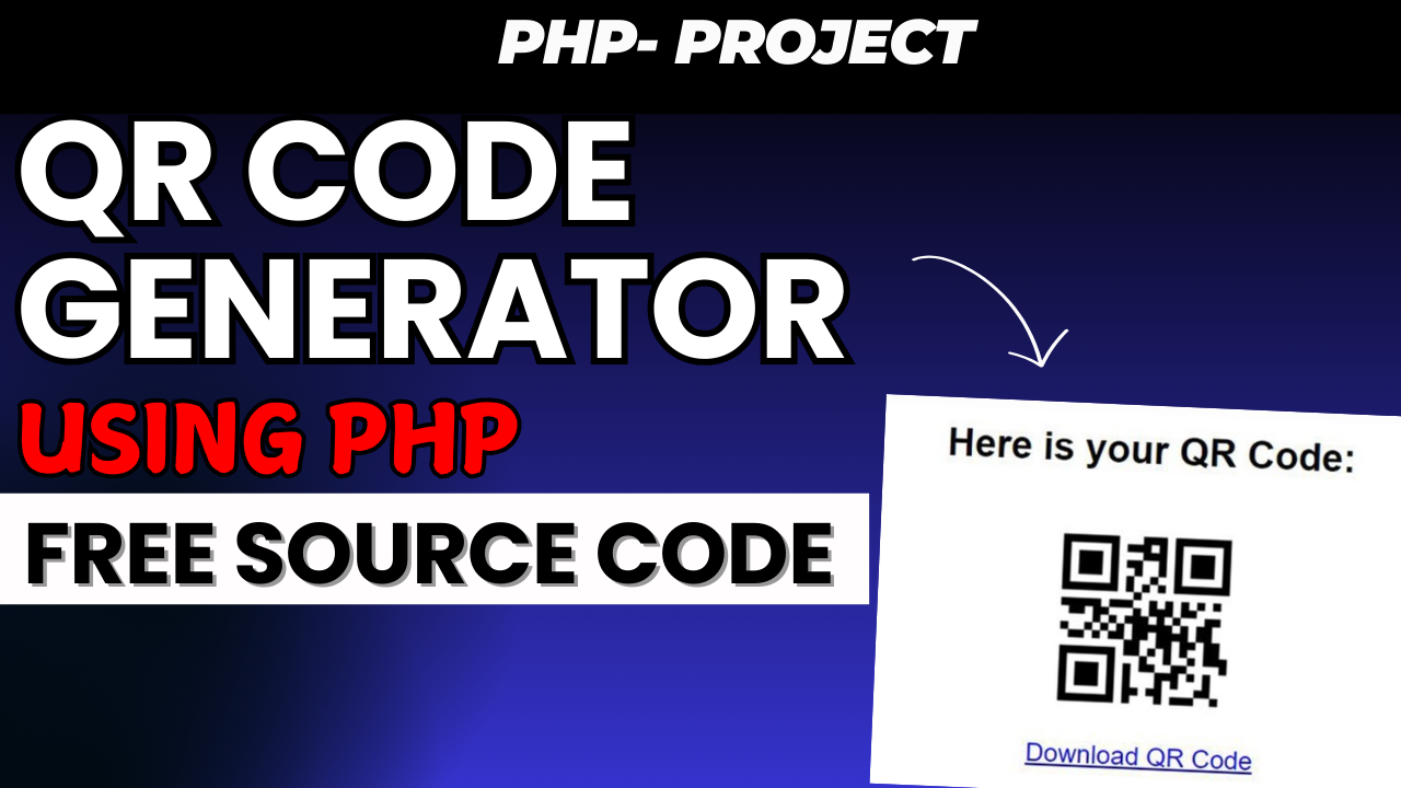 QR Code Generator Using PHP Free Code