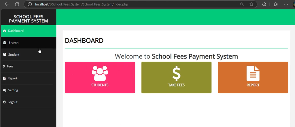 School Fees Payment System in PHP with Source Code