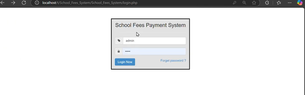 School Fees Payment System in PHP with Source Code
