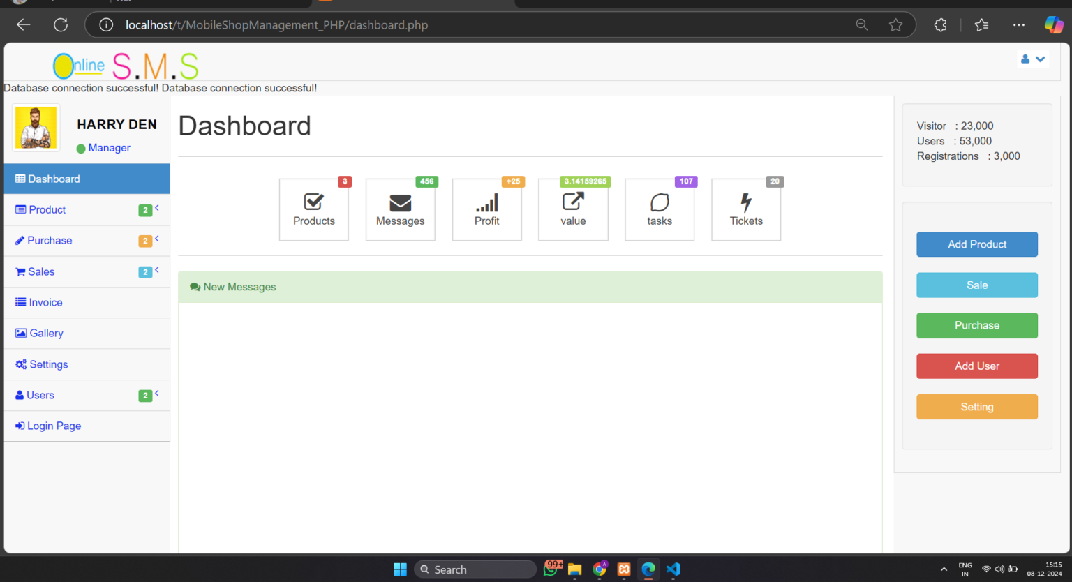 Mobile Shop Management System in PHP With Source Code
