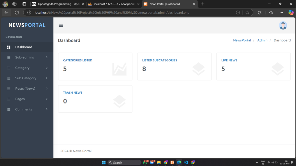 Screenshot-2024-12-20-111200-1024x576 News Portal Project in PHP and MySQL