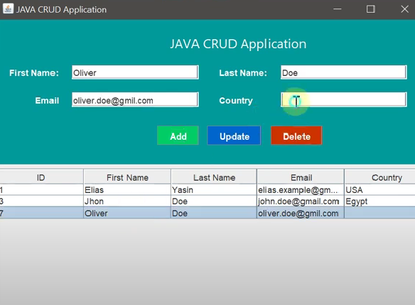 image-19 Java CRUD GUI Application with MySQL free code