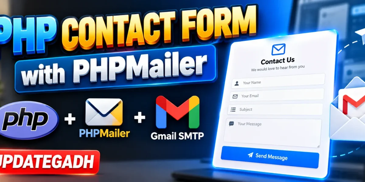 PHP Contact Form with PHPMailer