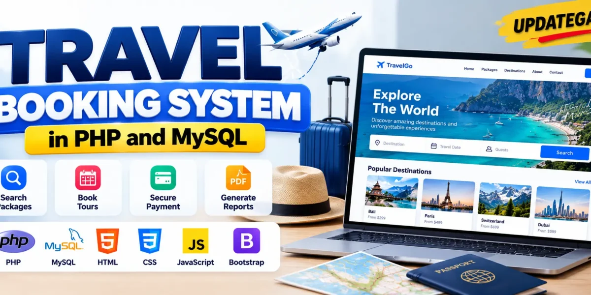 Travel Management System Project in PHP