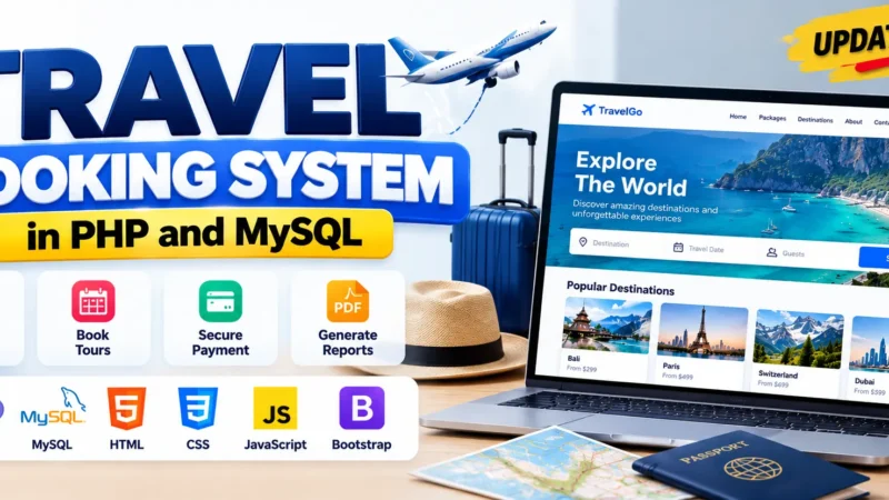 Travel Management System Project in PHP