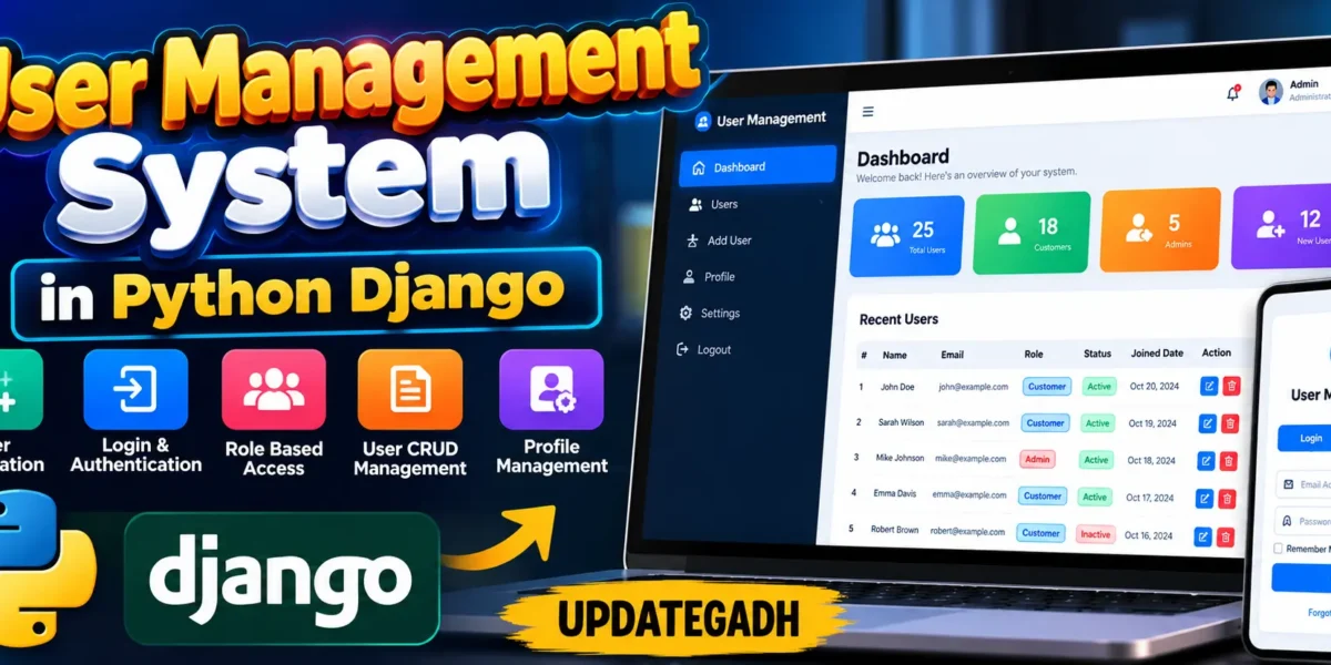 User Management System in Python Django