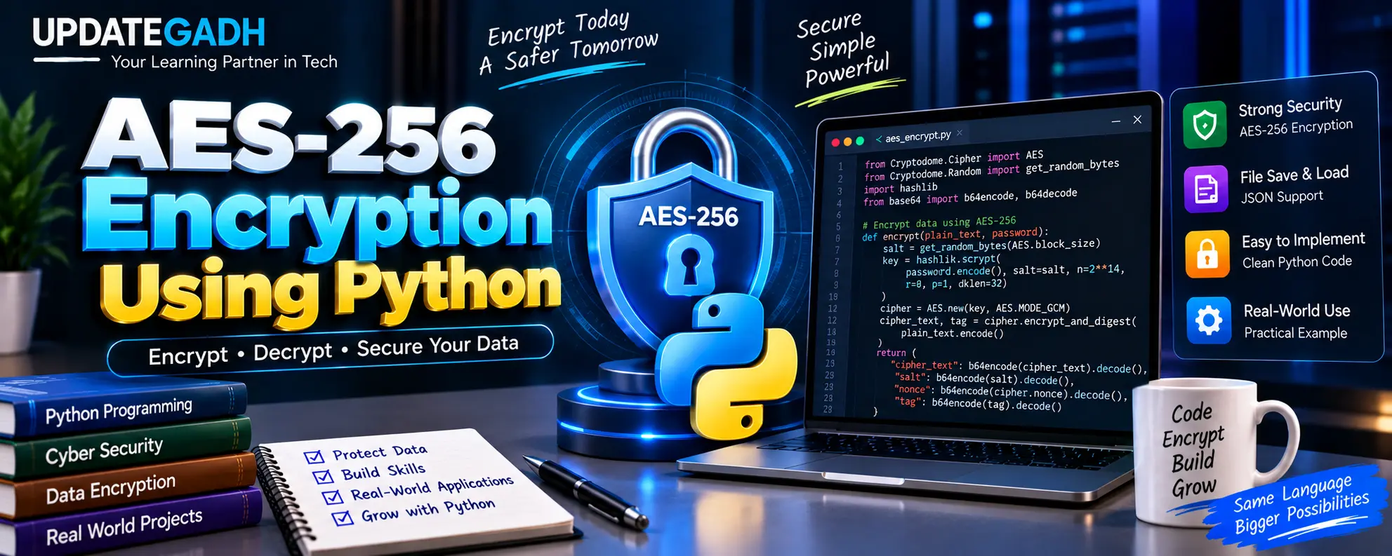 AES-256 Encryption Using Python