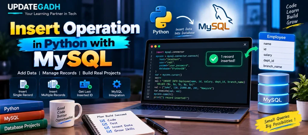 Insert Operation in Python with MySQL
