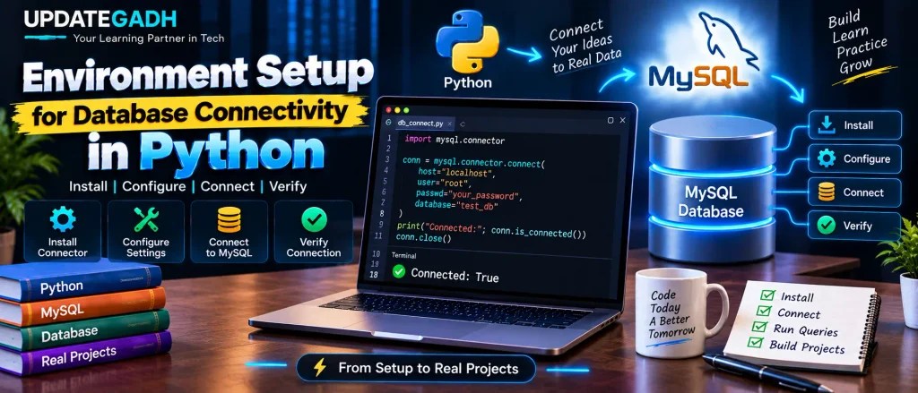 Environment Setup for Database Connectivity in Python