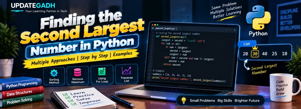 Finding the Second Largest Number in Python