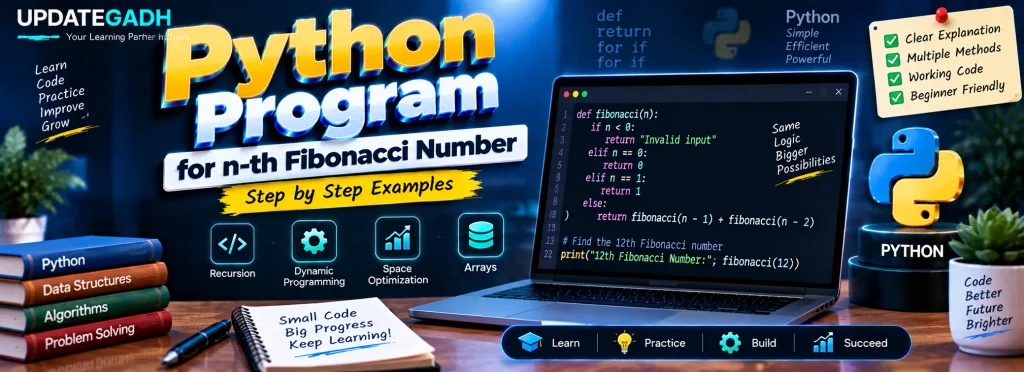 Python Program for n-th Fibonacci number