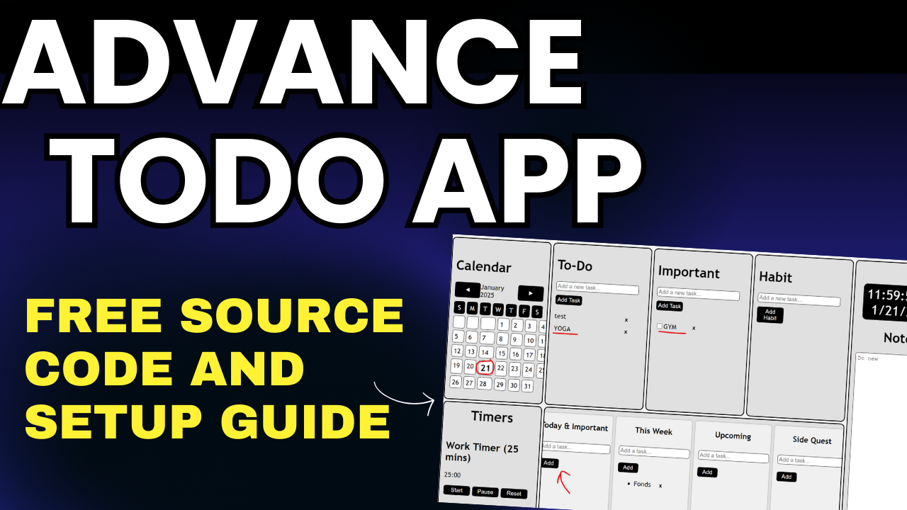 Advance Todo App