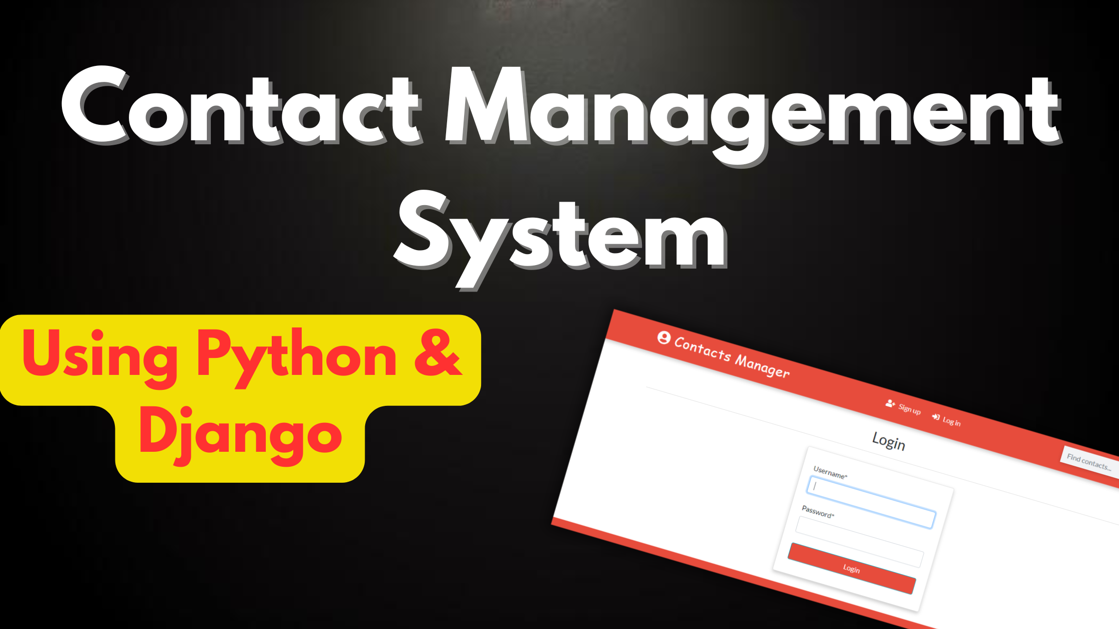 Contact Management System​