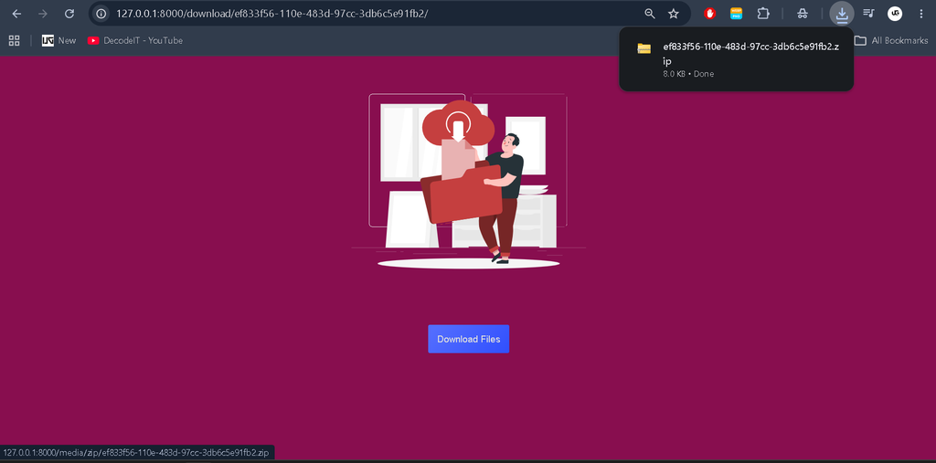 File Sharing Website Using Python in Django