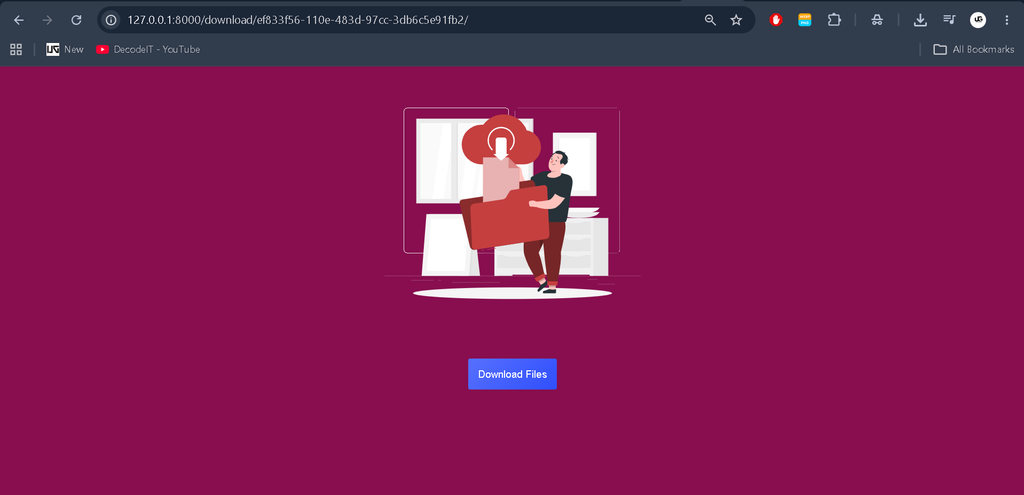 File Sharing Website Using Python in Django