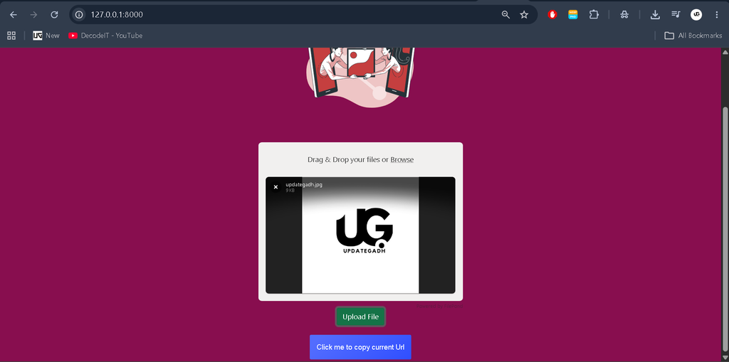 File Sharing Website Using Python in Django