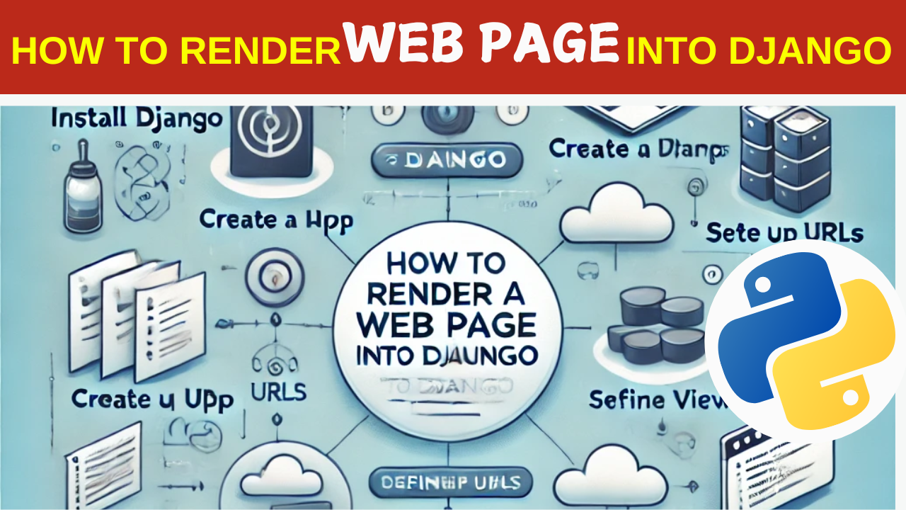 How to Render web page into Django