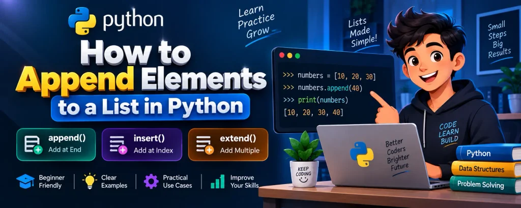 How to Append Elements to a List in Python