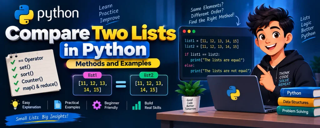 How to Compare Two Lists in Python: Methods and Examples