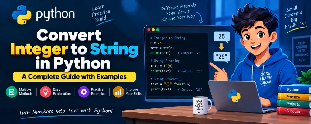 How to Convert Integer to String in Python: A Comprehensive Guide