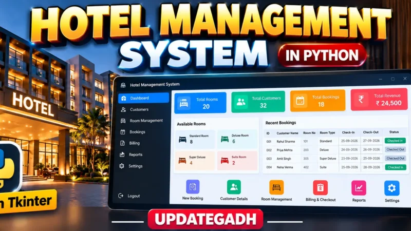 Hotel Management System in Python