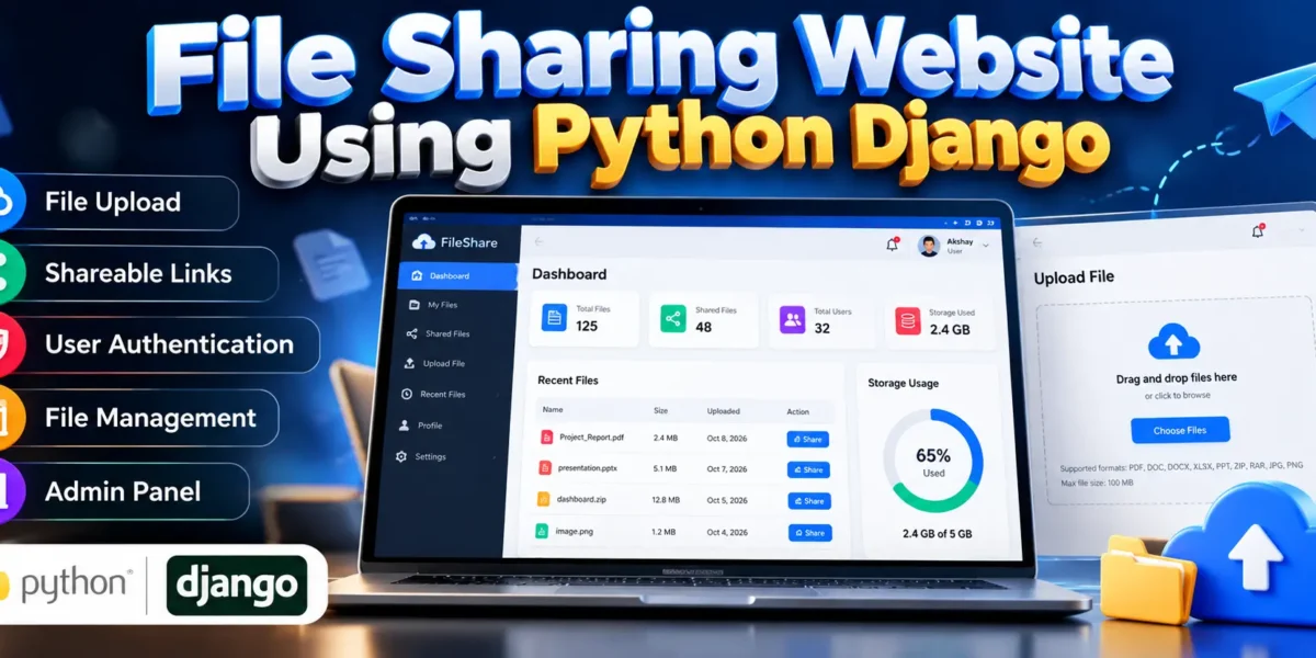 File Sharing Website Using Python Django