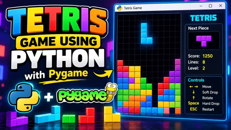 Tetris Game Using Python