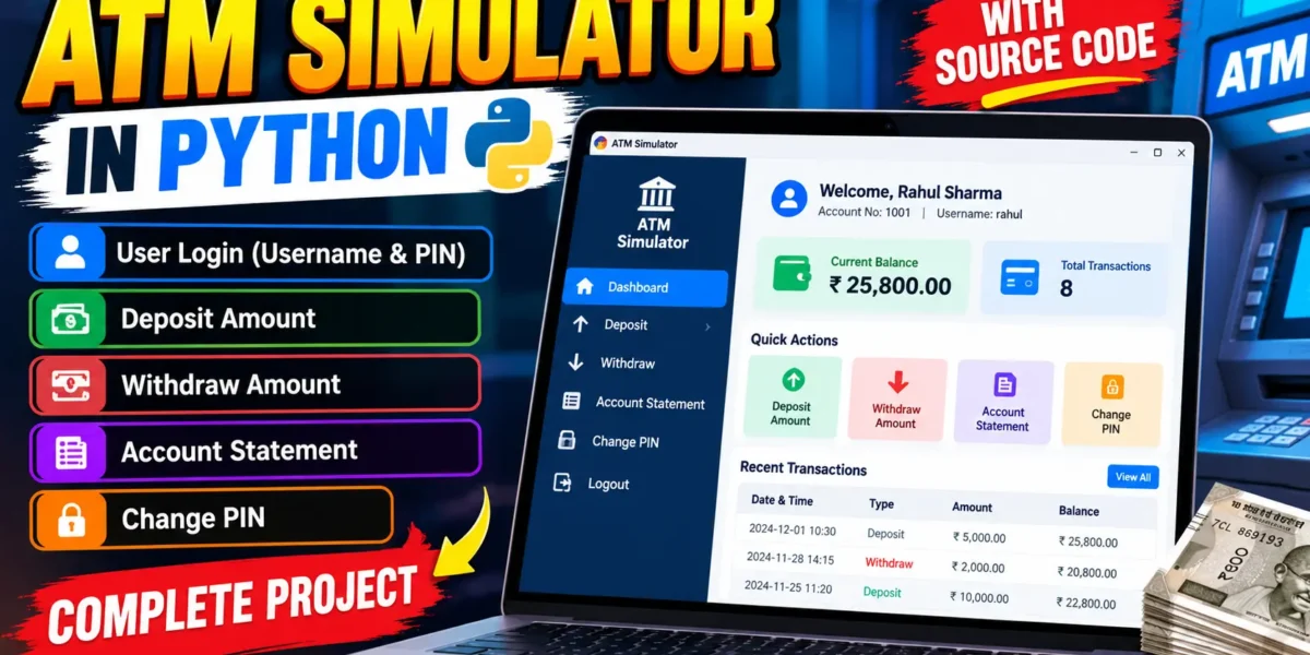 ATM Simulator Using Python