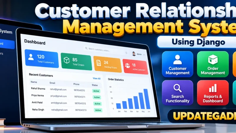 Customer Relationship Management System Using Django