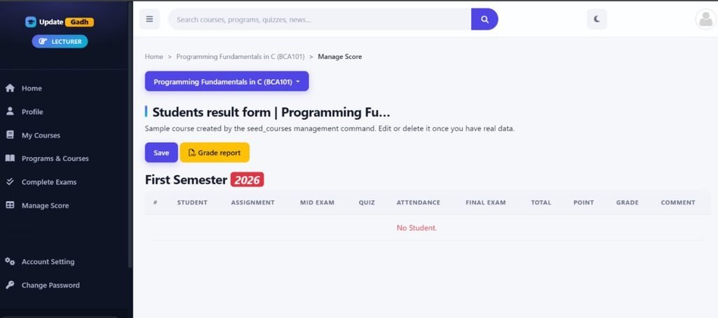 Learning Management System With Django