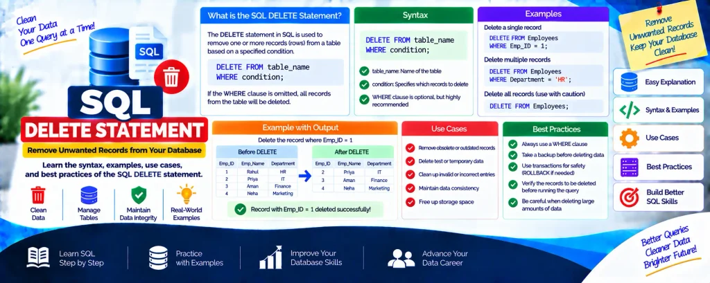 SQL DELETE Statement