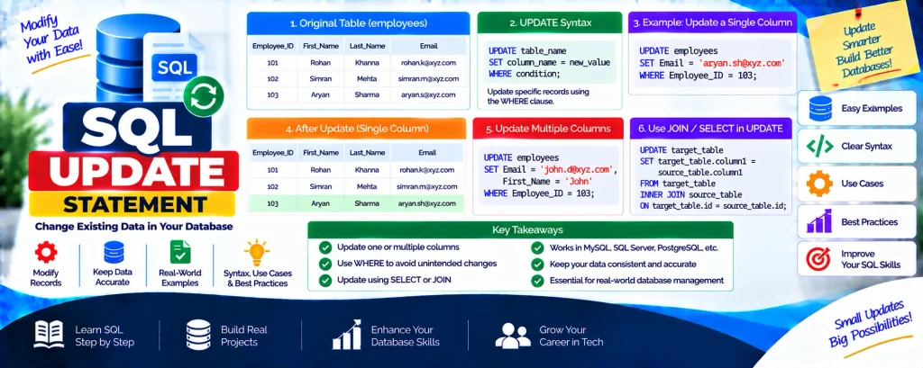 SQL UPDATE Statement: A Complete Guide
