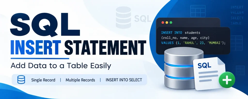 SQL INSERT STATEMENT
