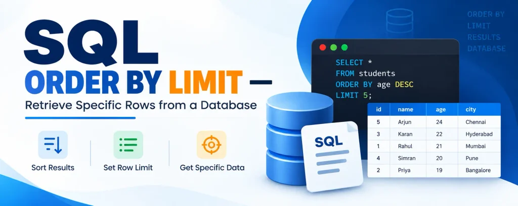 SQL ORDER BY LIMIT – Retrieve Specific Rows from a Database