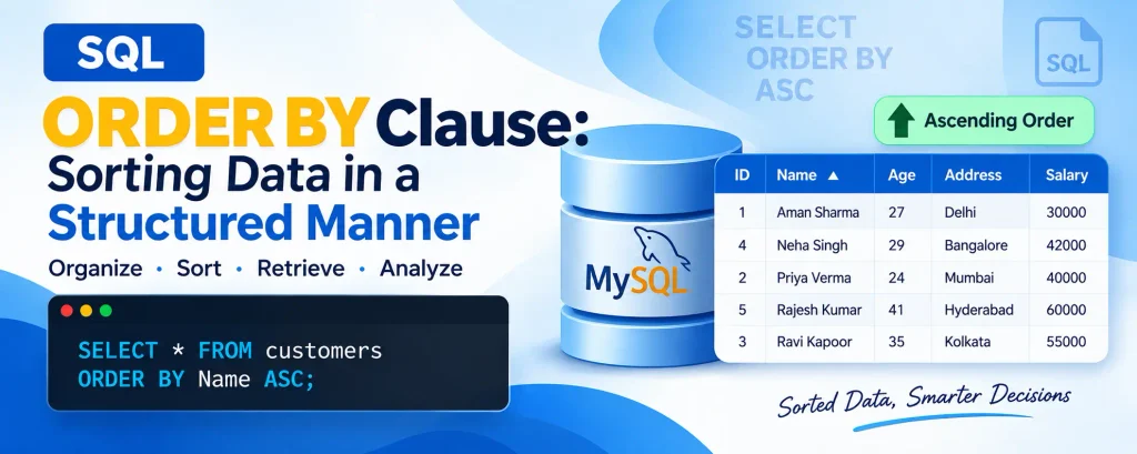 SQL ORDER BY Clause: Sorting Data in a Structured Manner