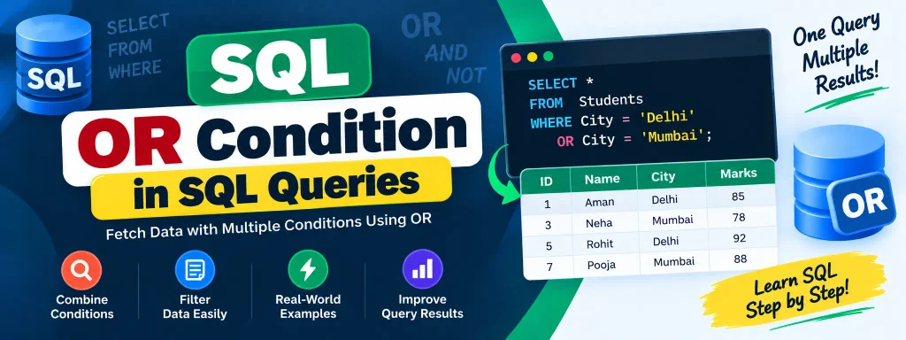 SQL OR Condition in SQL Queries