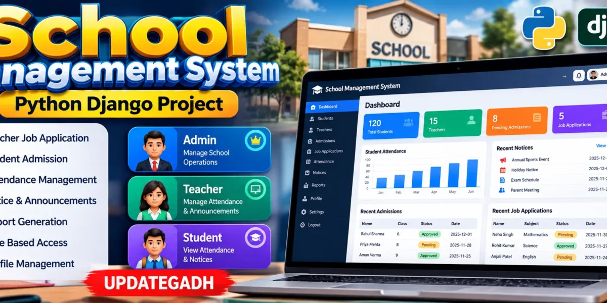 School Management System Using Python Django