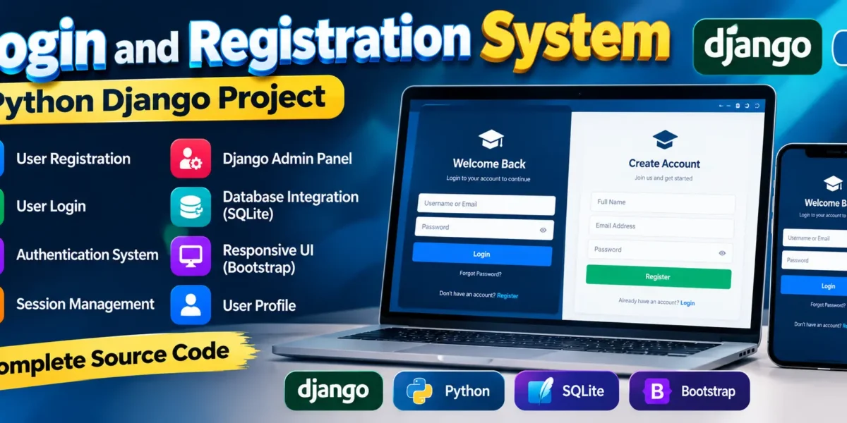 Login and Registration System Using Python Django