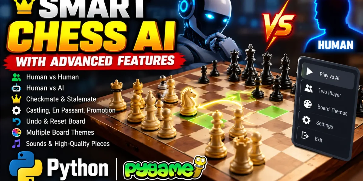 Smart Chess AI with Advanced Features Using Python