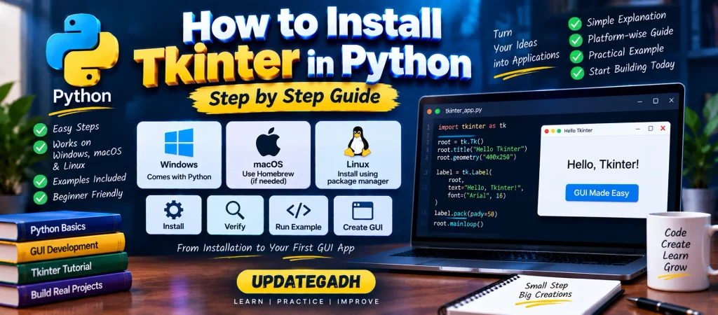 How to Install Tkinter in Python