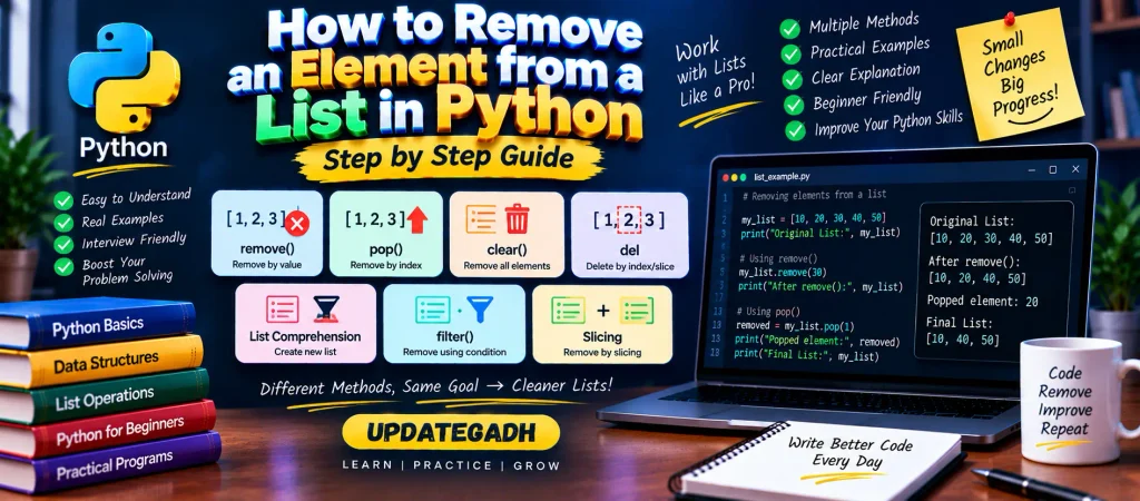 How to Remove an Element from a List in Python