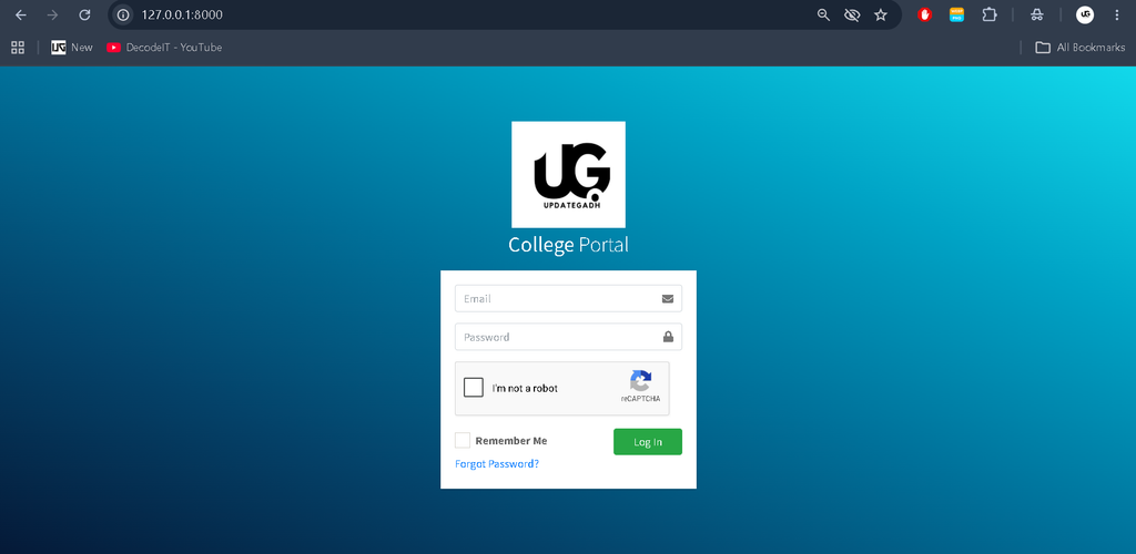 College Management System Using Python and Django