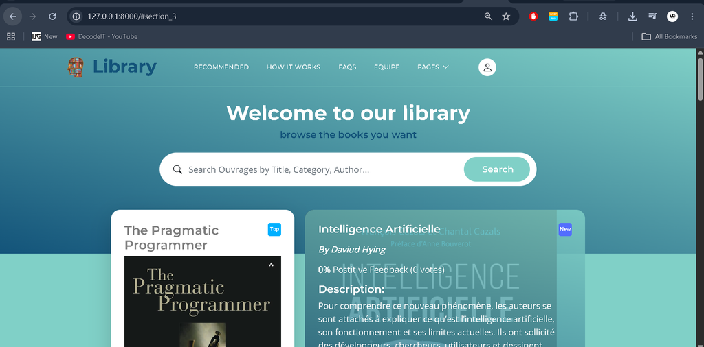Library Management System Using Django