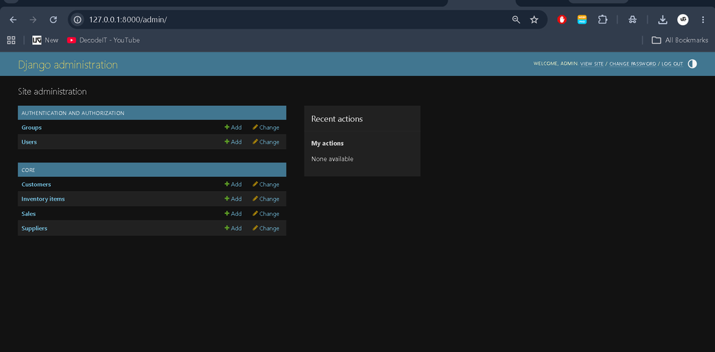 Restaurant Management System Using Python Django