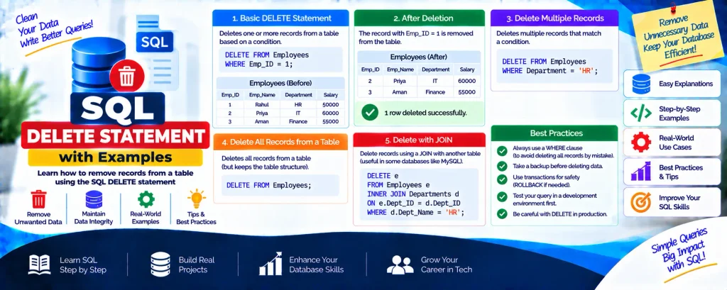 Understanding SQL DELETE Statement with Example