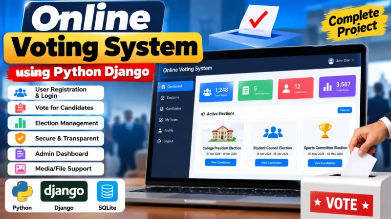 Online Voting System Using Python Django