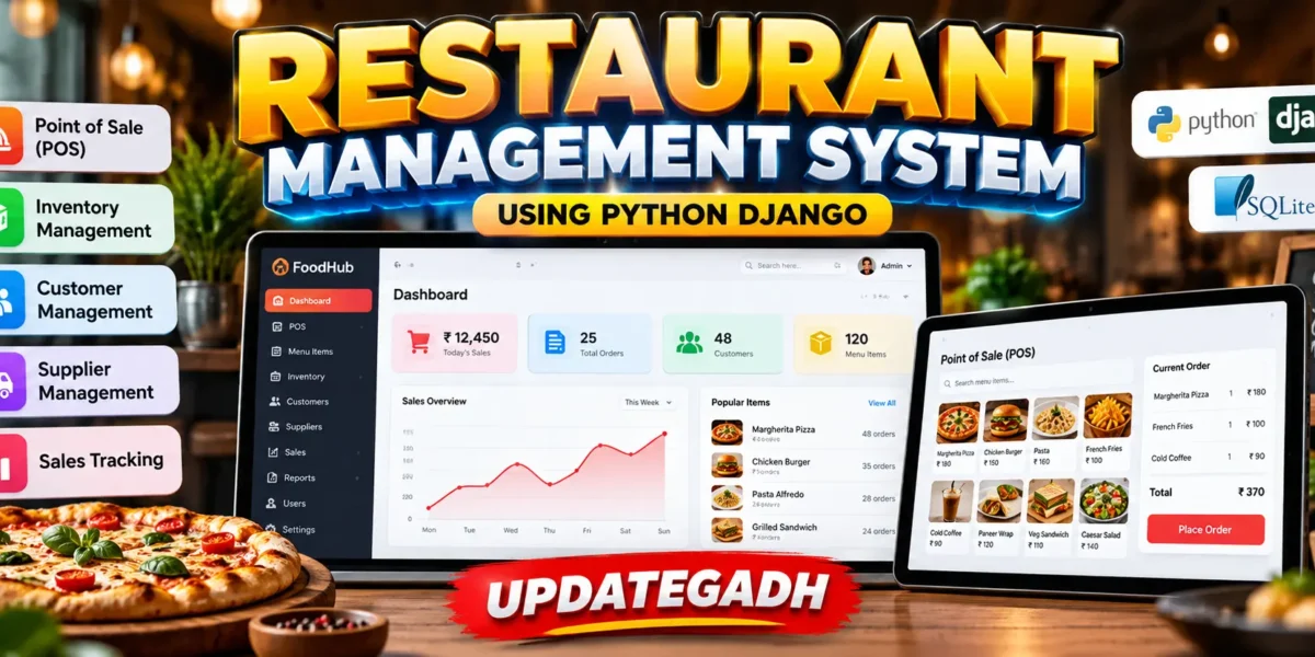 Restaurant Management System Using Python Django